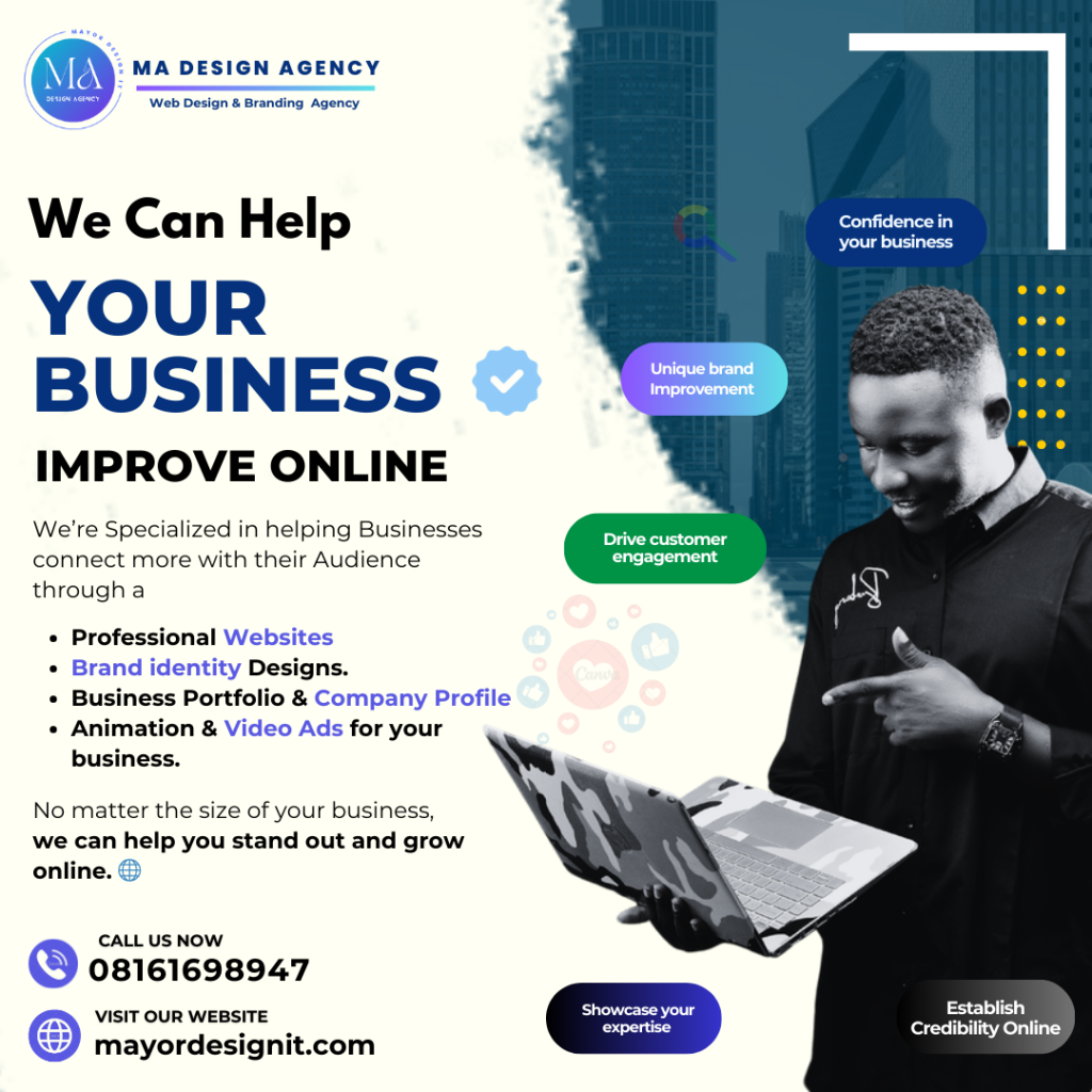 MA Design website for your business – Agency